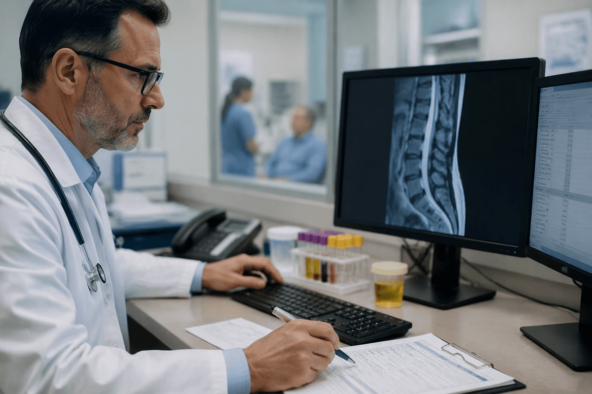 How doctors connect symptoms to a diagnosis