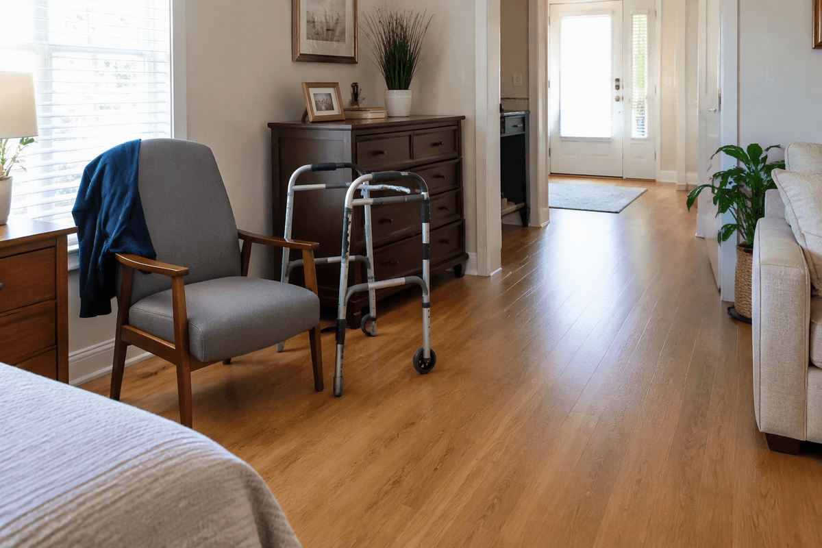 Design the home setup around effort, not perfection