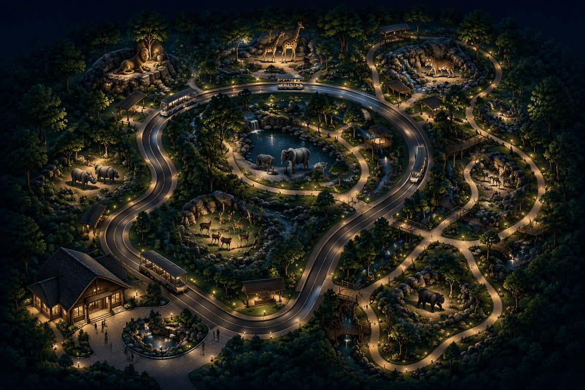 Suggested game plan: tram, trails, and shows
